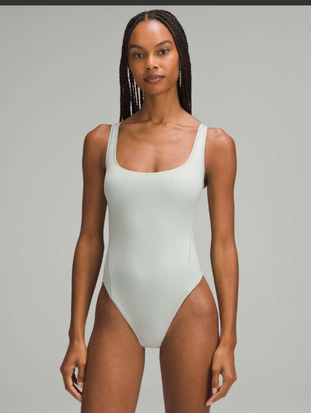 Lululemon Wundermost Ultra-Soft Nulu Square-Neck Sleeveless Bodysuit